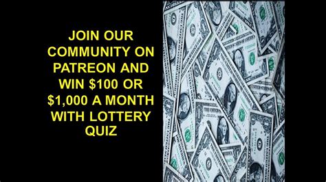 what channel is lottery on.
